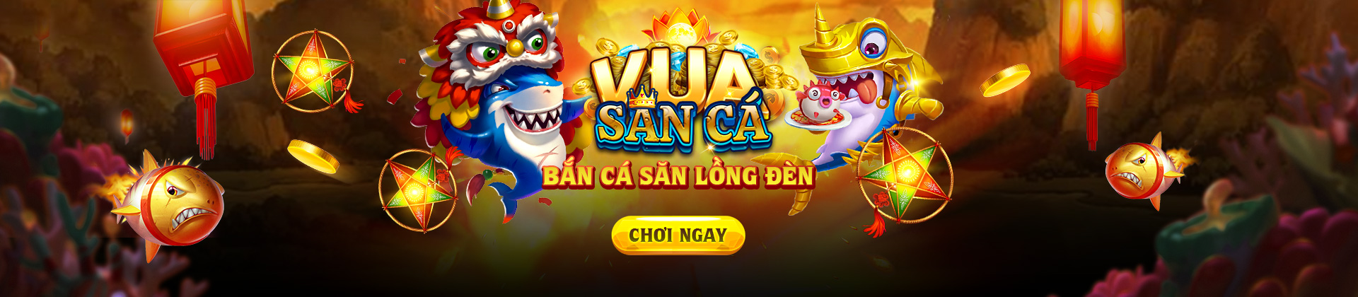 Banner vua san ca